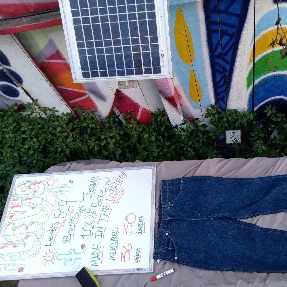 Levi's Orange Tab 517 Bootcut Raw Denim Like New